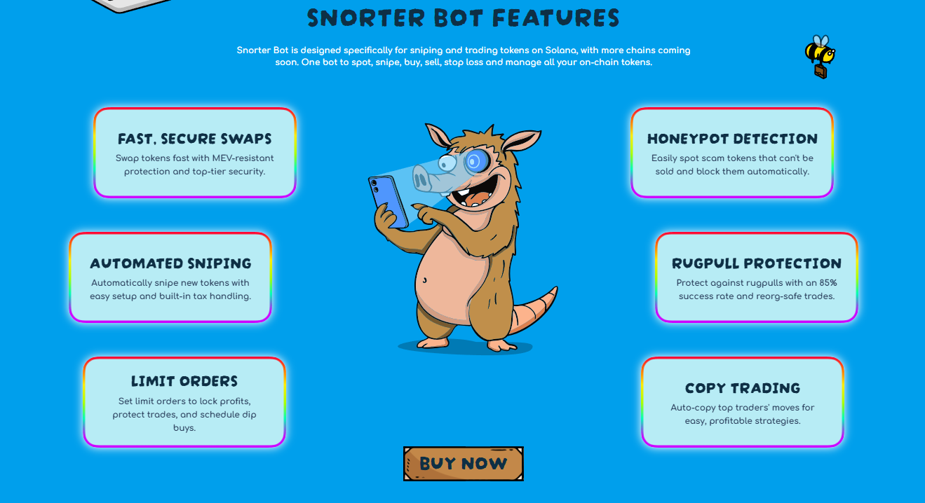 Snorter Token features